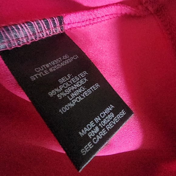 Row A Pink Strapless Women's Tie Waist Fit & Flare Women's Mini Dress| SIZE MED - Picture 15 of 16